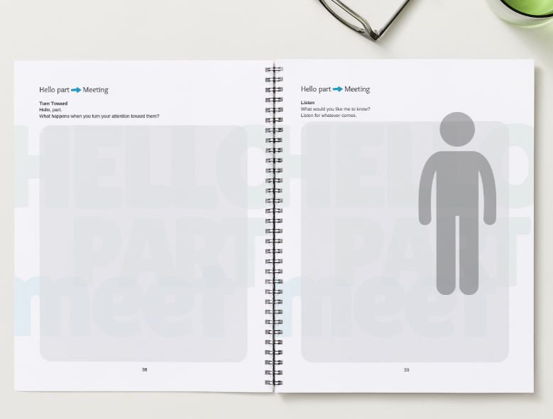 Sample Hello Part workbook spread